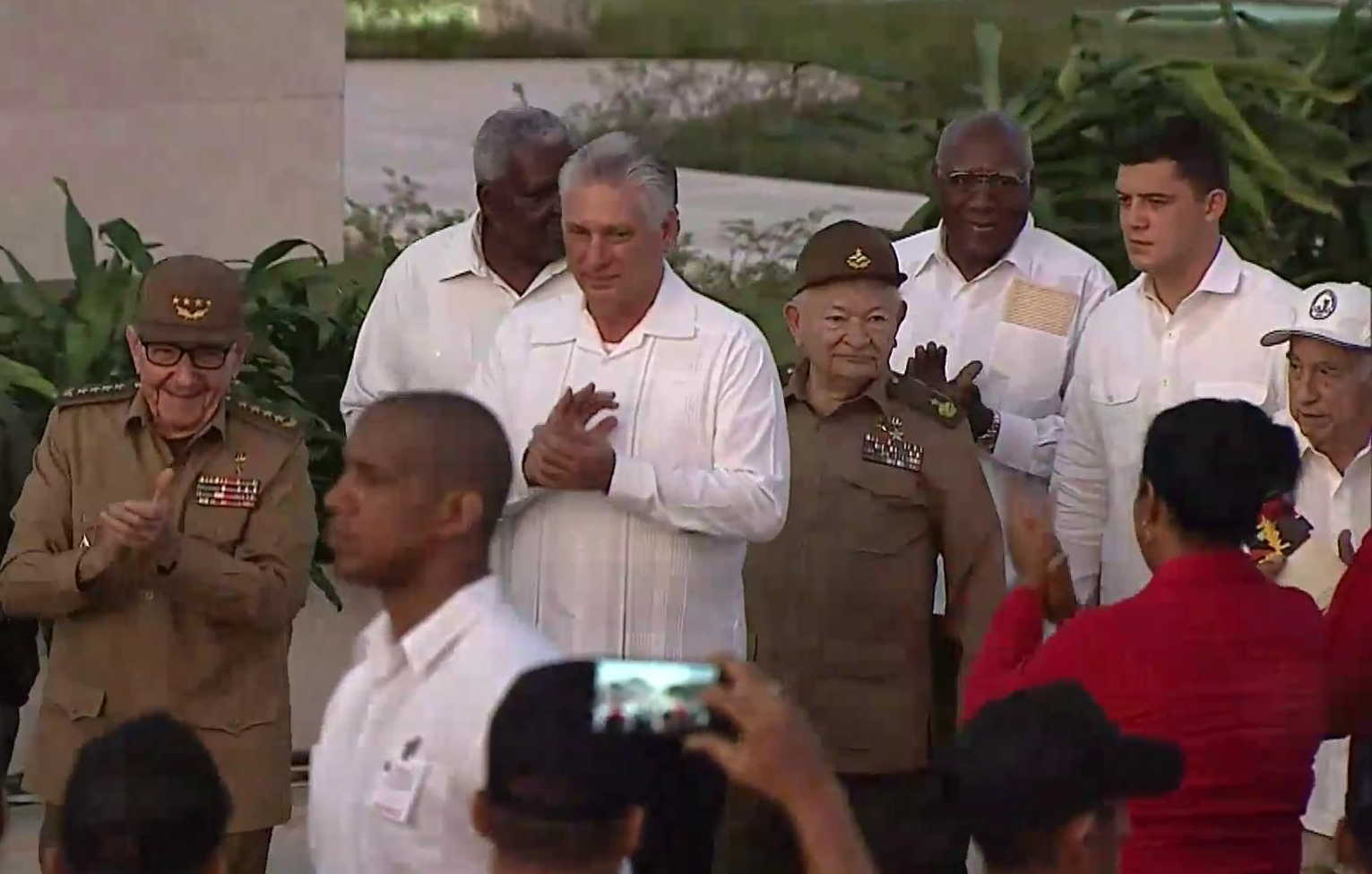 Presiden Raúl Castro y Miguel Díaz-Canel acto nacional por el 26 de ...