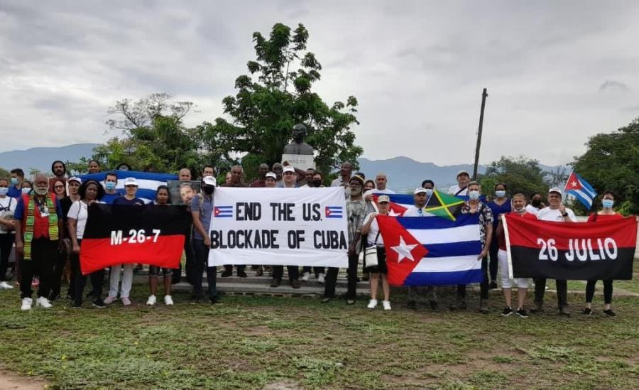 Caravana Mundial reiter reclamo de fin del bloqueo de Estados