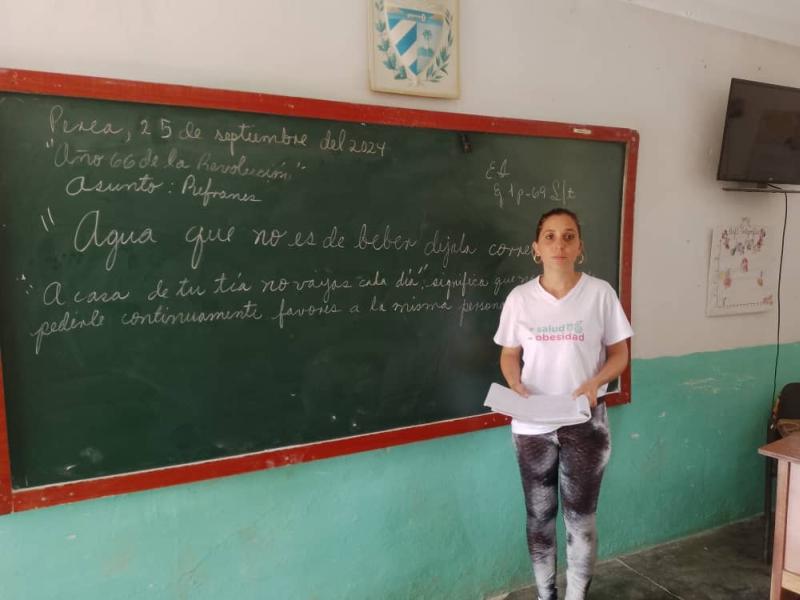 La cobertura docente del centro se encuentra a un ciento por ciento. 